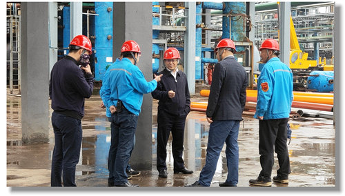 王大真到股份公司、宜都園區現場辦公(圖1) 王大真到股份公司、宜都園區現場辦公(圖1)