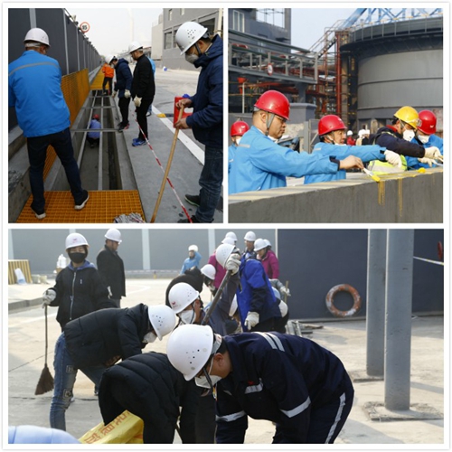 熱火朝天！集團總部140余人到股份公司氯堿分廠開展勞動(圖2)