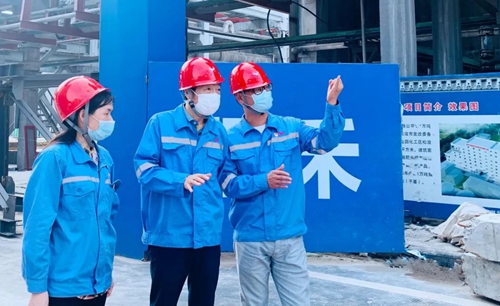 吳正新到TMP、TPO項目及松滋肥業新項目現場檢查指導工作(圖2)