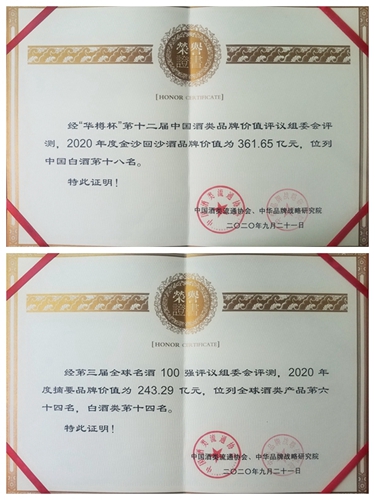 第12屆“華樽杯”出爐，金沙酒業(yè)雙品牌價(jià)值合計(jì)超六百億！(圖1)