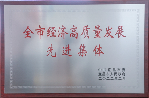 宜化集團(tuán)榮獲“宜昌市經(jīng)濟(jì)高質(zhì)量發(fā)展先進(jìn)集體”稱(chēng)號(hào)(圖2)