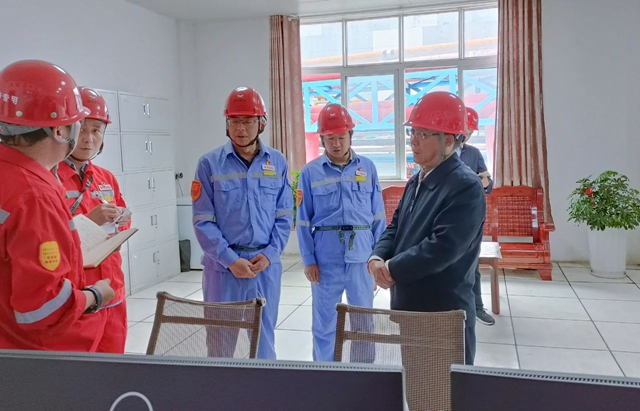 王大真到松滋肥業(yè)、楚星公司和股份公司現場檢查安全生產工作(圖3)