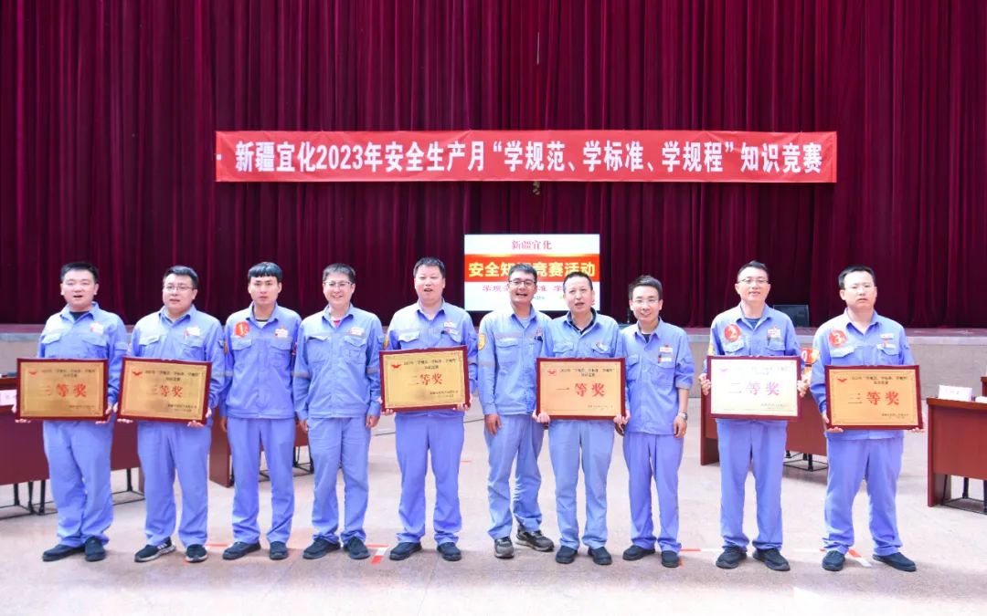 學規范學標準學規程!新疆宜化開展安全知識競賽(圖9) 圖片