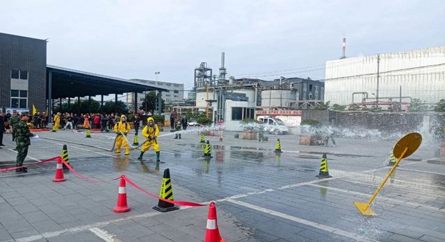 以賽促練強(qiáng)技能！楚星公司開展2023年度消防技能比武(圖1)