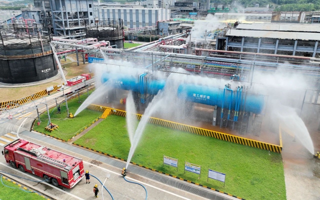 以練筑防！股份公司開展年度綜合應急救援演練(圖1)