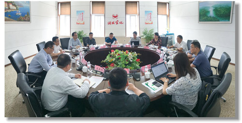 甕福集團(tuán)羅永留、開磷集團(tuán)杜紹倫一行到訪宜化集團(tuán)