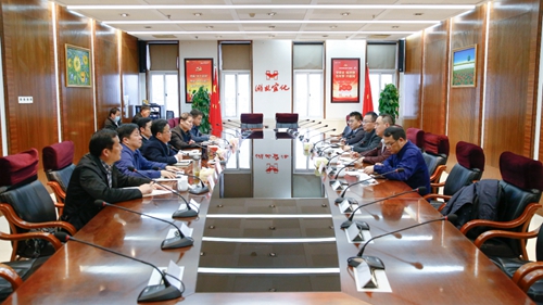 上海雅仕董事長(zhǎng)孫望平一行到訪宜化集團(tuán)